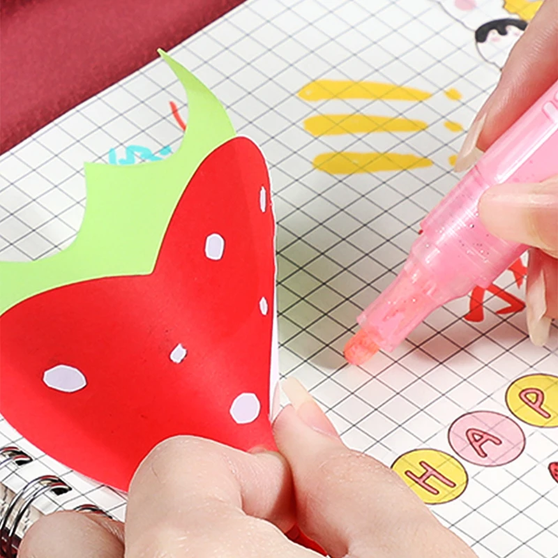 

1 Student handbook glue pen craft diy making glue stick pen glue adhesive Quick dry High Viscosity Creative Students Stationery