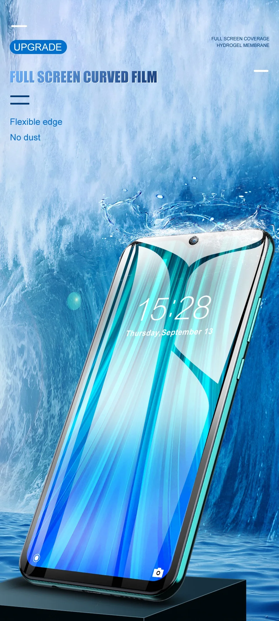 3Pcs Volle Abdeckung Hydrogel Film Für Xiaomi Redmi Hinweis 14 Pro Plus 14C 13 14T 13T 9 prime Screen Protector Nicht Glas – Detail 1