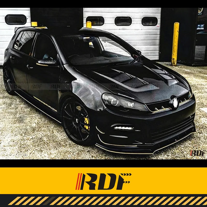 Suitable for Volkswagen MK 6 VW GOLF 6 GTI R20 R Modified Carbon fiber Centre Grille Honeycomb Mesh Car Front Bumper Radiator