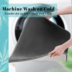 Luxurious Absorbent Non - Slip Coral Velvet Bath & Door Mat - 400MMx600MM