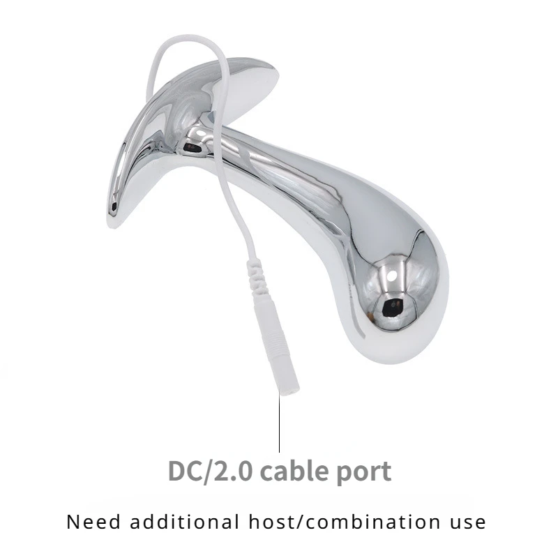 Bdsm Zinc Alloy Electric Shock Anal Plug Monopole Chrysanthemum Climax Anal Masturbation Stimulate Adult Sex Toys for Women Men electro sex toys,electric sex toys