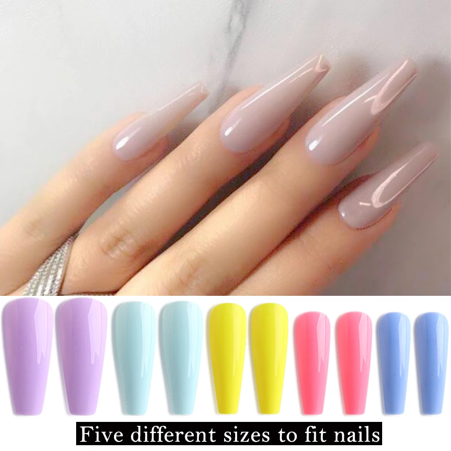 100pcs False Nails Extension Forms