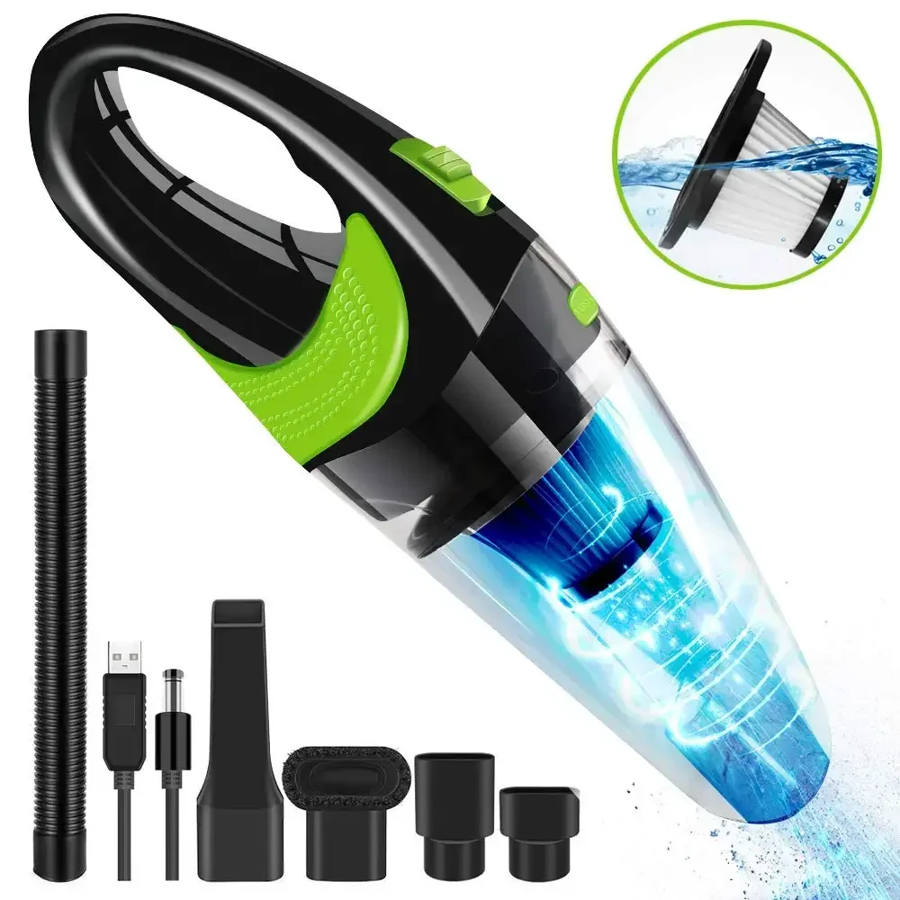 

120W 12V 6500pa Car Vacuum Cleaner Car Handheld Vacuum Cleaner Wet & Dry Dual Use Portable Vacuum Cleaners Auto for Home Office
