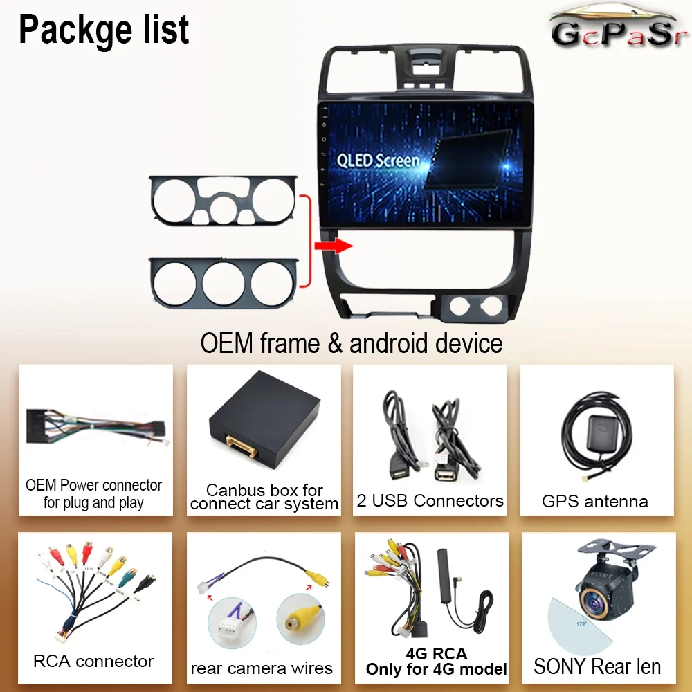 자동차 DVD 자동 라디오 스테레오 헤드 유닛 멀티미디어 플레이어, GPS 네비게이션, 만리월 윙글 5 2011-2015, 안드로이드 13 7862CPU, 2d 없음