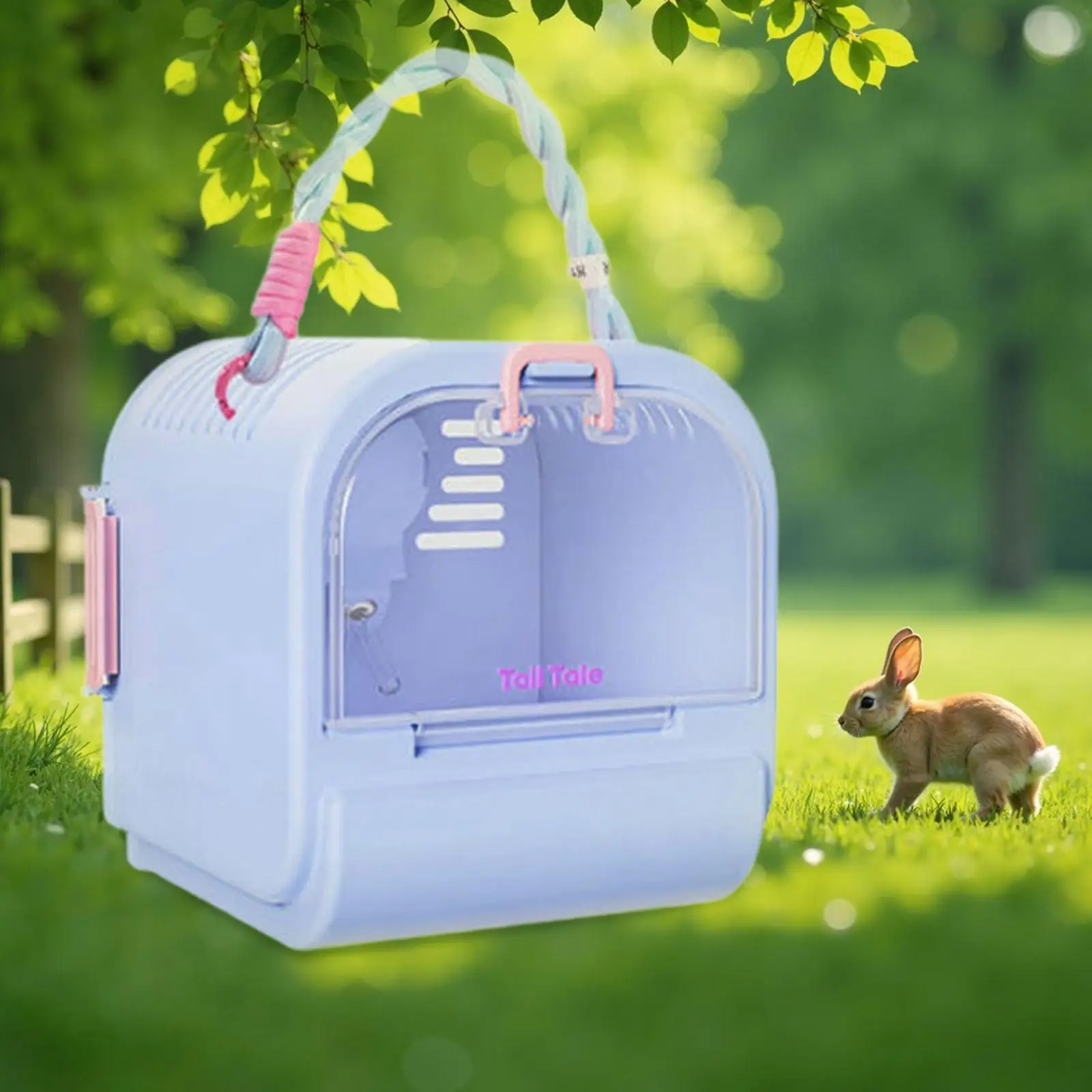 Hamster Carrier Cage Hamster Cage Travel Carrier Portable Pet Carrier Cage for Chinchillas Rats Bunny Small Animals Hiking