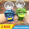 2.4G Watch Small RC Tank Car Toys For Boys Carro Controle Remote Cartoon Dinosaur Charging Mini RC Car Vehicle For Children Gift 1