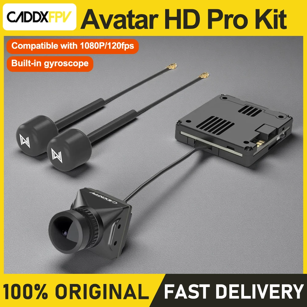Kit FPV Walksnail Avatar HD V2 Double Antenne 1080p 120fps