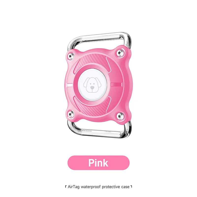 Waterproof Protective Case Cover for Airtag Anti-Lost Tracker with Keychain Attachment