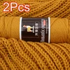2Pcs total 200g Hand knitting Alpaca yarn Soft Warm Wool Crochet Yarn Thread knit sweater Scarves blanket Gloves line thick lana 3