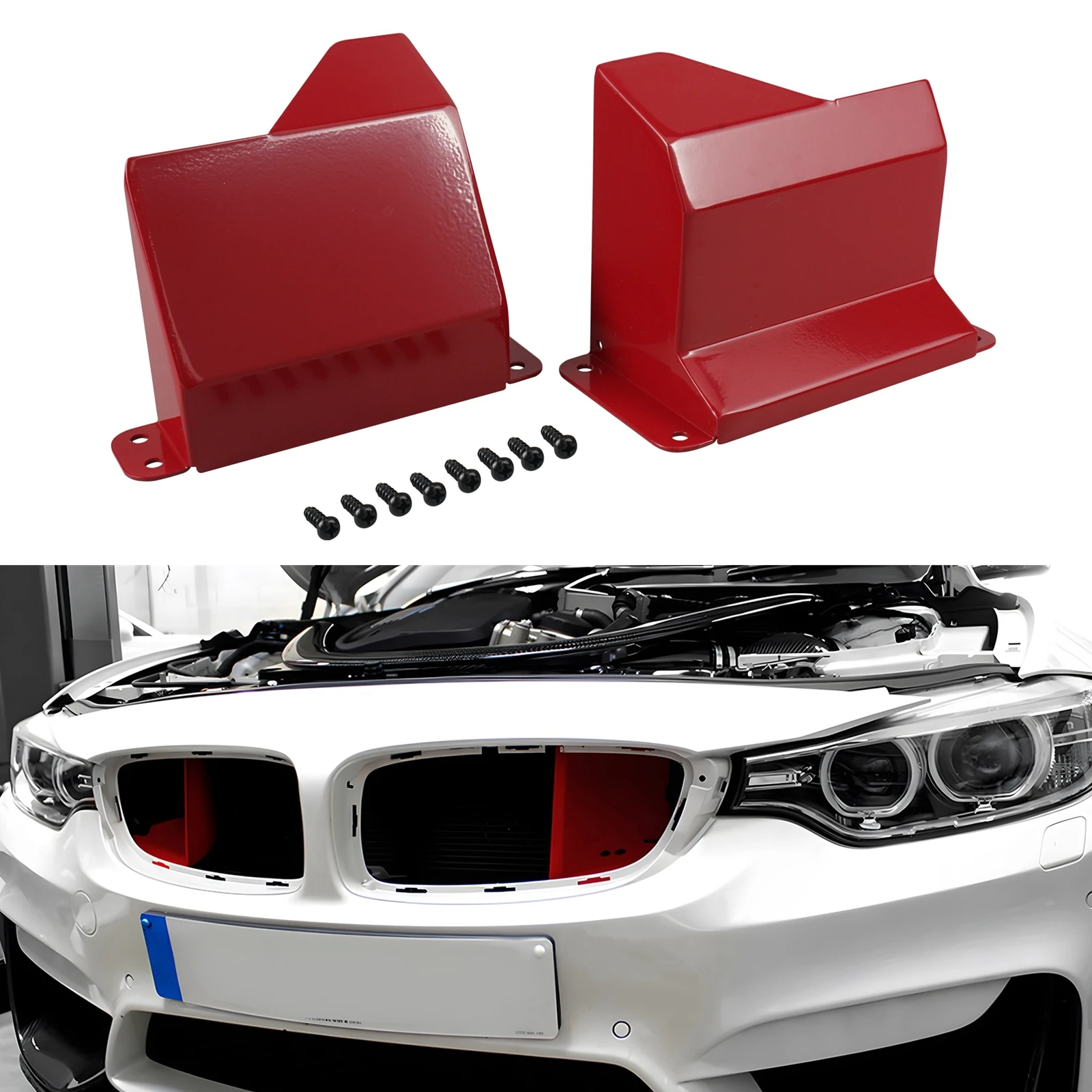 

BEVINSEE Air Intake Scoops for BMW F20 F30 F21 F31 F32 F33 120i 320i 328i 335i 435i N20 N55 B48 B58