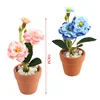 1pc Dollhouse Miniature Mini Flower Potted For Green Doll House Furniture Home Decor Simulation Plants 5