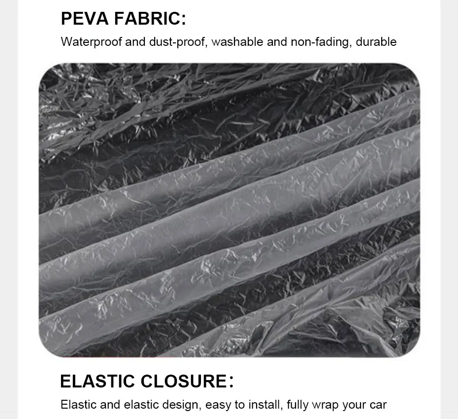SEAMETAL Disposable Car Cover Indoor Dustproof PEVA Car Cover Transparent Soft Scratch-Free Auto Exterior Protector Universal 11 SEAMETAL Disposable Car Cover Indoor Dustproof PEVA Car Cover Transparent Soft Scratch-Free Auto Exterior Protector Universal 5