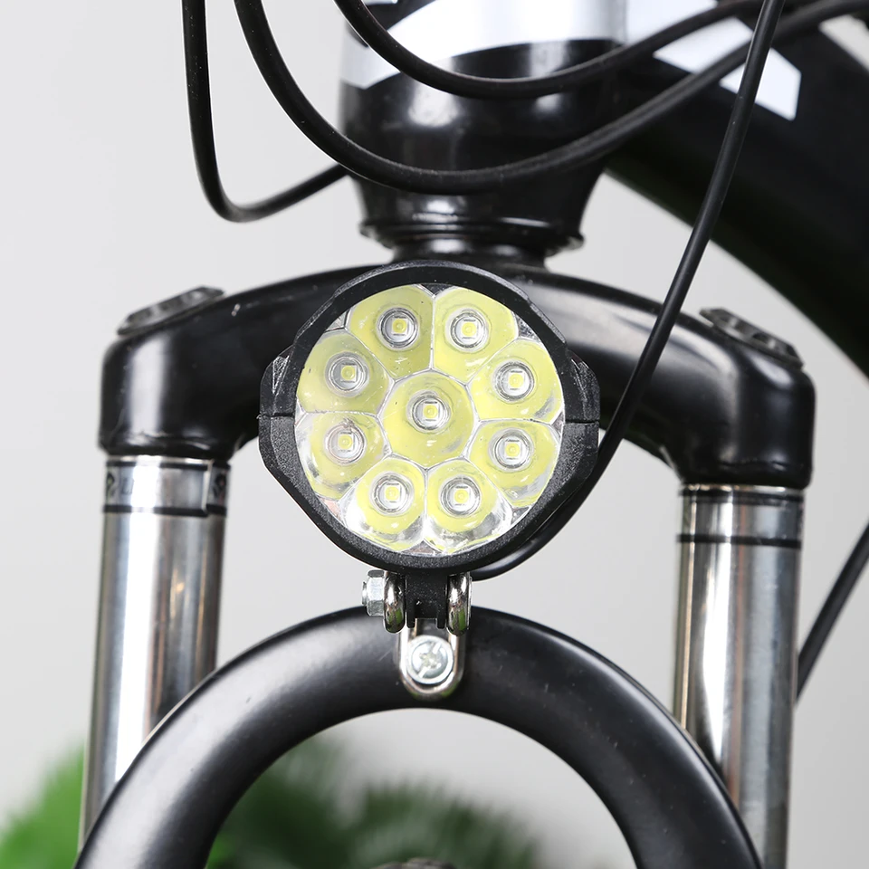 Electric Bike Retro Headlight For Bicycle AT 750LM Bike Light