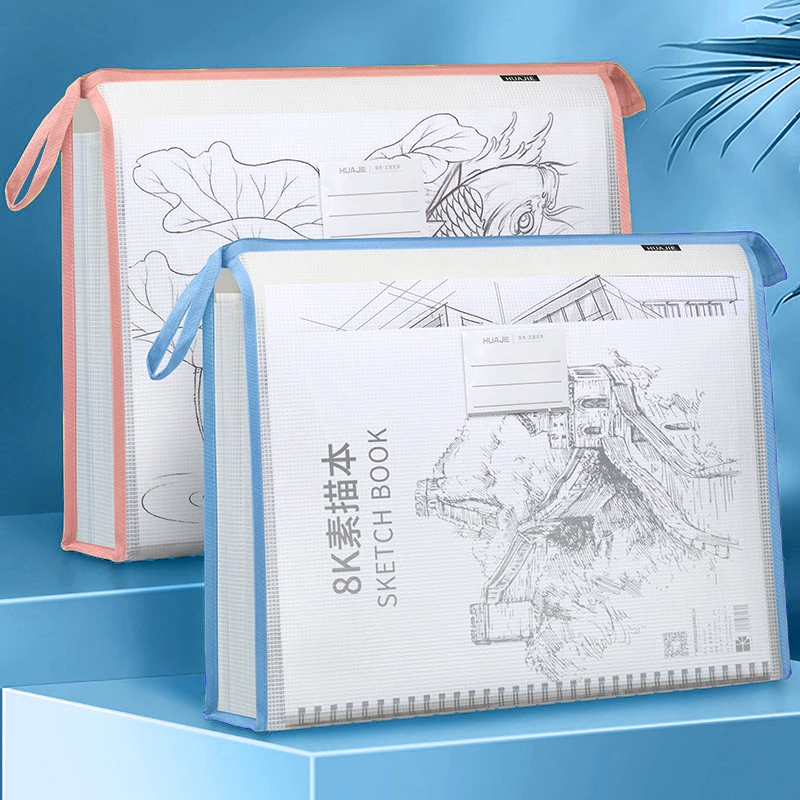 투명 메쉬 지퍼 파우치 가방, 문서 포켓 폴더, 학생 휴대 책 보관 파일 가방, 작업 서류 정리 제품