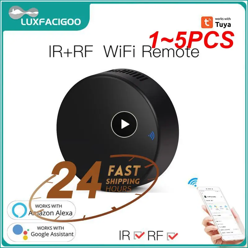 

Умный пульт ДУ Tuya, универсальный инфракрасный Wi-Fi пульт дистанционного управления для умного дома, ТВ, кондиционеров, работает с Alexa Home, 1 ~ 5 шт.