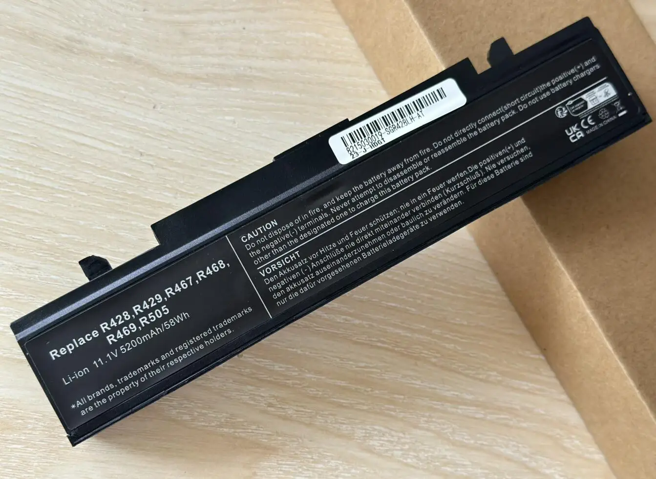 Samsung-bateria do Portátil para Samsung Aa-pb9nc6b Aa-pb9ns6b Aa-pb9nc6w Aa-pl9nc6w R428 R429 R468 Np300 Np350 Rv410 Rv509 R530 R580 - Imagem 5