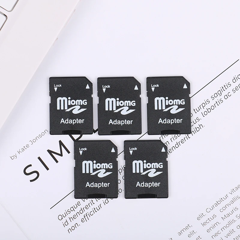 5ks mikro SD trans blesk TF na SD SD HC paměť karta adaptér konvertor černá