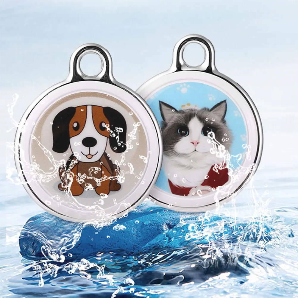 Real-time Tracking Dog Cat Collar Bluetooth-compatible Anti-Lost GPS Tracker for Dogs Cats