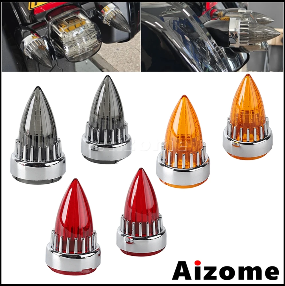

Motorcycle 60mm Turn Signal Bezels Indicator Lens Trim Cover For Harley Dyna Softail Sportster Deluxe Street Road Glide Fat Boy