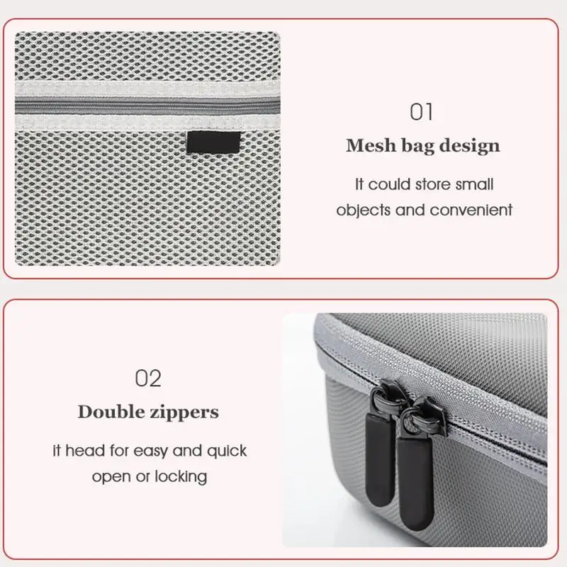 Portable Case Handbag For OM6 Handheld Gimbal Tripod Magnetic Clip Fill Light Clip Storage Bag For DJI Osmo Mobile 6 Access X1I1
