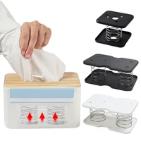 Tissue Dispenser Spring Support Automatic Lifting Spring Loaded Tissue Holder Easy Pick Up Tissue Container Suit for 90% Box 1