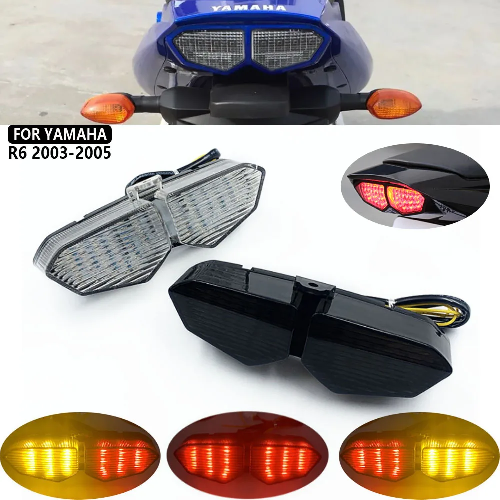 

Задний стоп-сигнал для мотоцикла Yamaha YZF R6 2003 2004 2005, светодиодный задний фонарь для Yamaha YZF R6 2003-2005 YZF R6S 2006-2008