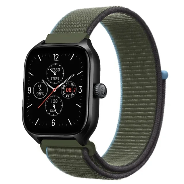 Durable Nylon Smartwatch Band, 20mm & 22mm