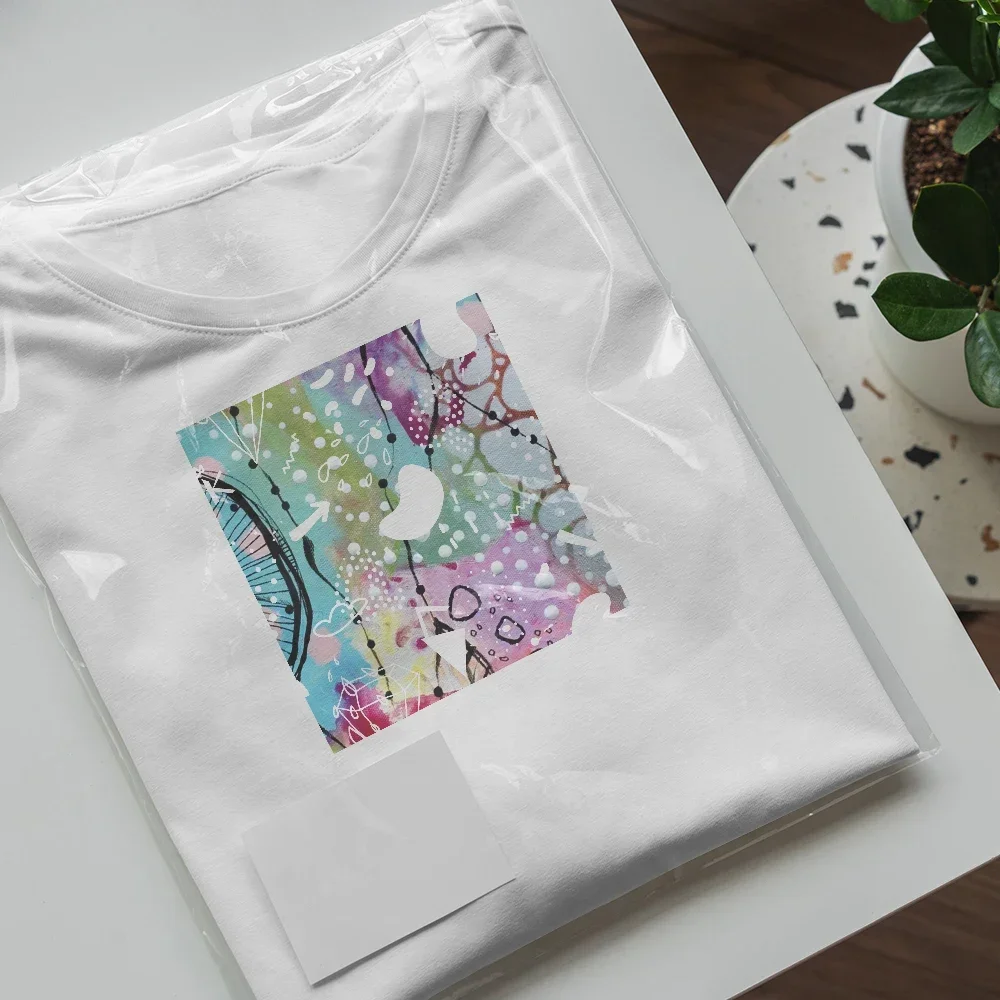 WOWOCUT 수채화 전송 잉크 시트 12*12 열 프레스 용 승화 전송 비닐 종이 DIY 티셔츠 머그잔