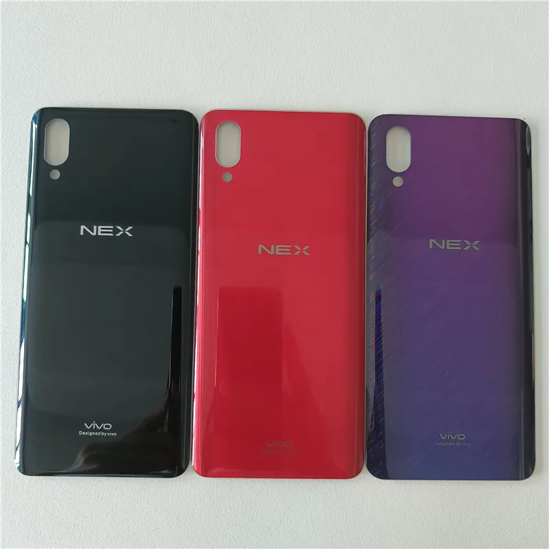 Задняя стеклянная крышка батарейного отсека NEX для Vivo A S 3D стеклянный чехол