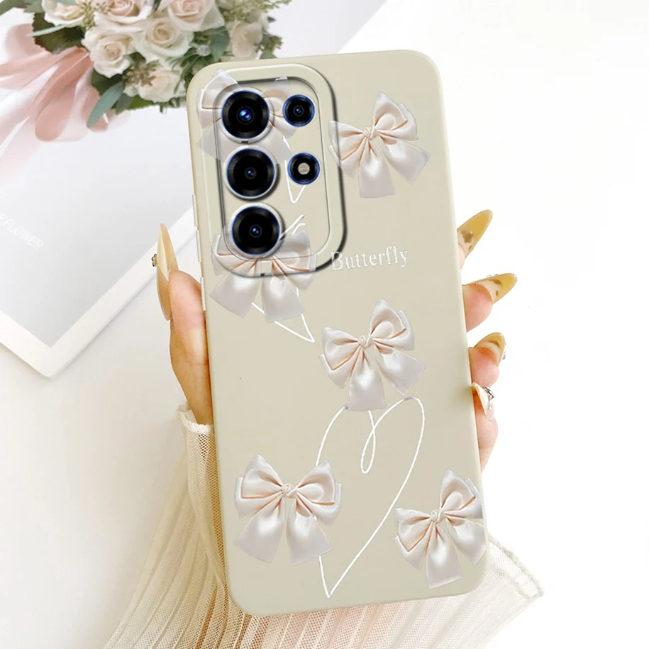 Floral Fashion Soft Silicone Bumper Phone Case in Pink