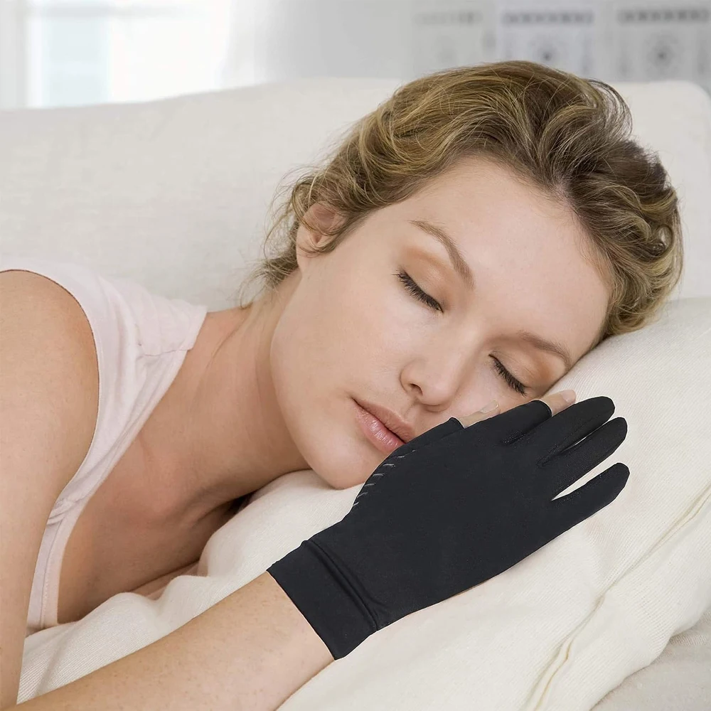 Compression Gloves Copper Arthritis Gloves for Hand Pain Relief, Rheumatoid Osteoarthritis, Swelling, Carpal Tunnel