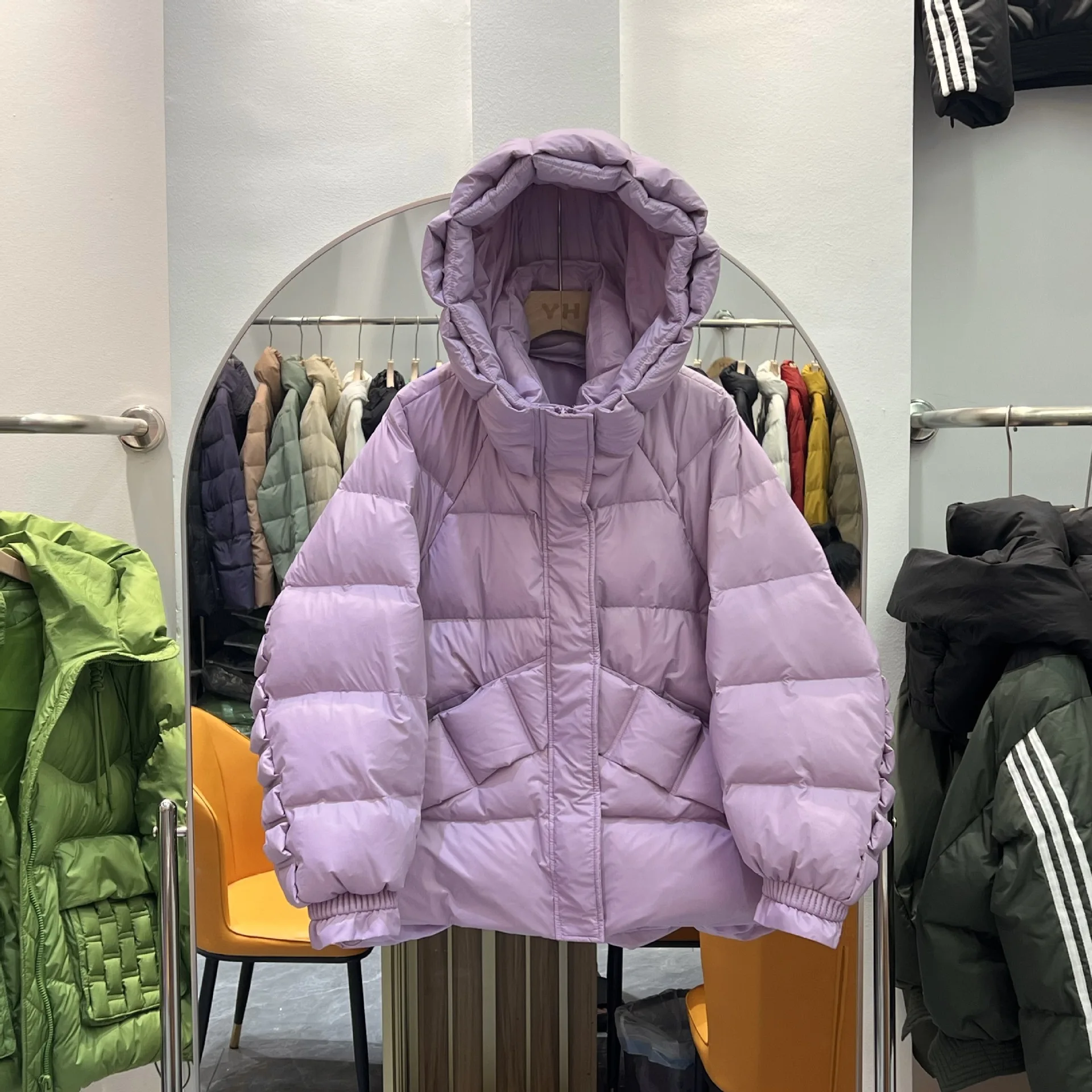 casaco-branco-de-pato-feminino-com-capuz-solto-tecido-manga-comprida-jaqueta-puffer-grosso-parka-quente-outwear-impermeavel-curto-novo-inverno-2022