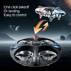 New V43 Mini RC UFO Drone With LED Light Gesture Sensing Quadcopter Anti-collision Induction Flying Ball Dron RC Toys For Kids 4