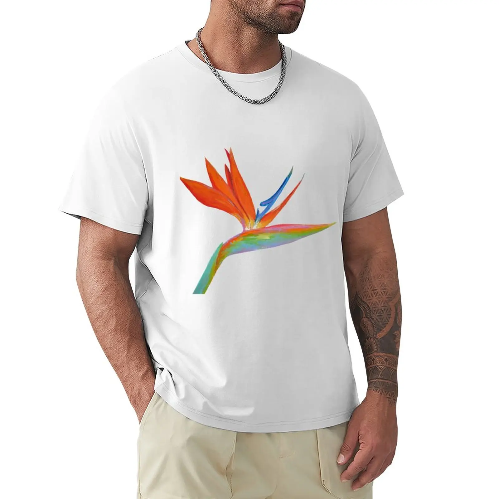 

Bird of Paradise flower T-Shirt hippie clothes kawaii clothes mens t shirt