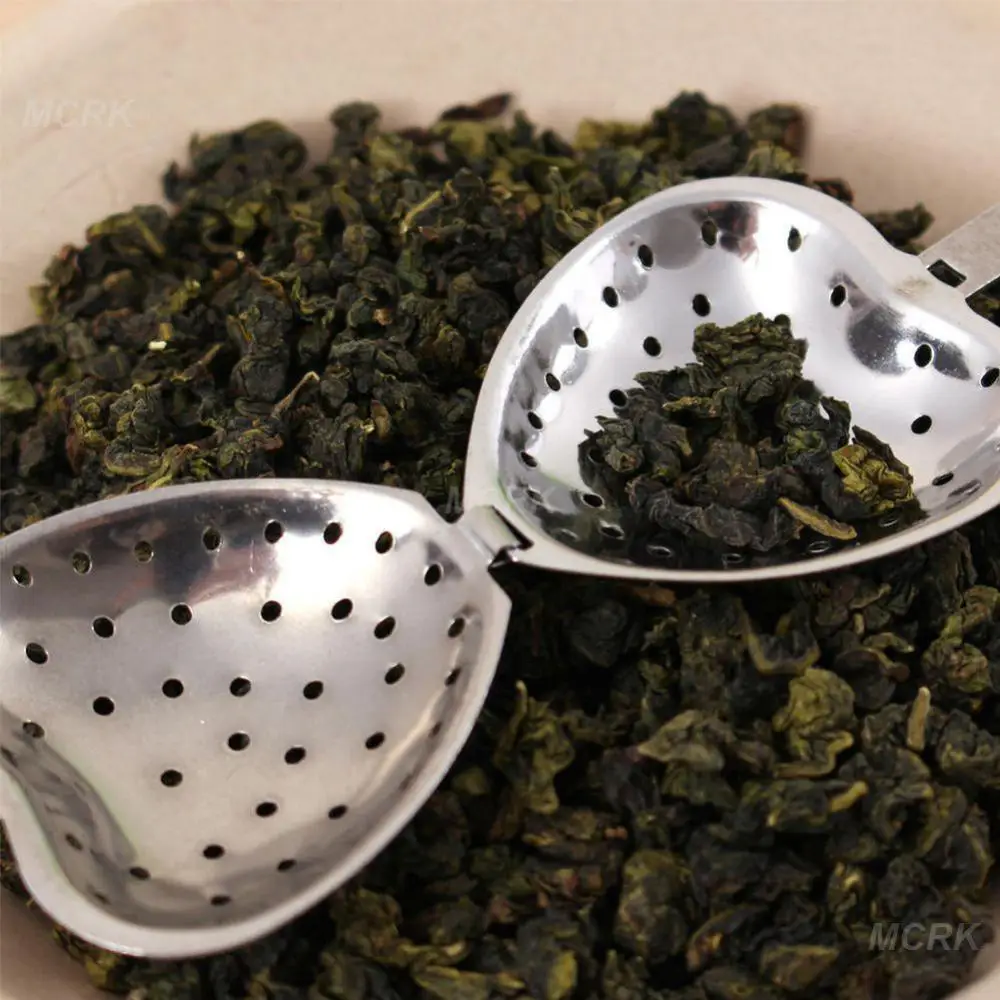 Description Picture 4 of itemStainless Steel Tea Infuser Heart Shape Tea Strainer Locking Spice Tea Ball Strainer Mesh Infuser Strainers Kitchen Accessories