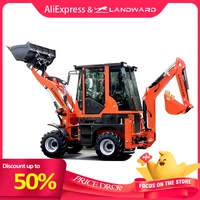 Chinese cheap loader backhoe price CE EPA Compact 4×4 Mini Wheel loaders For Sale Farm Small Tractor Backhoe Loader Customized