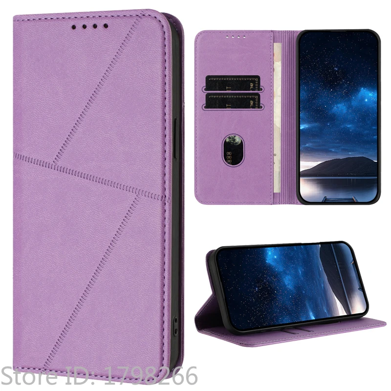 Luxury Pattern Flower Leather Phone Case - Flip Cover Wallet with Card Holder