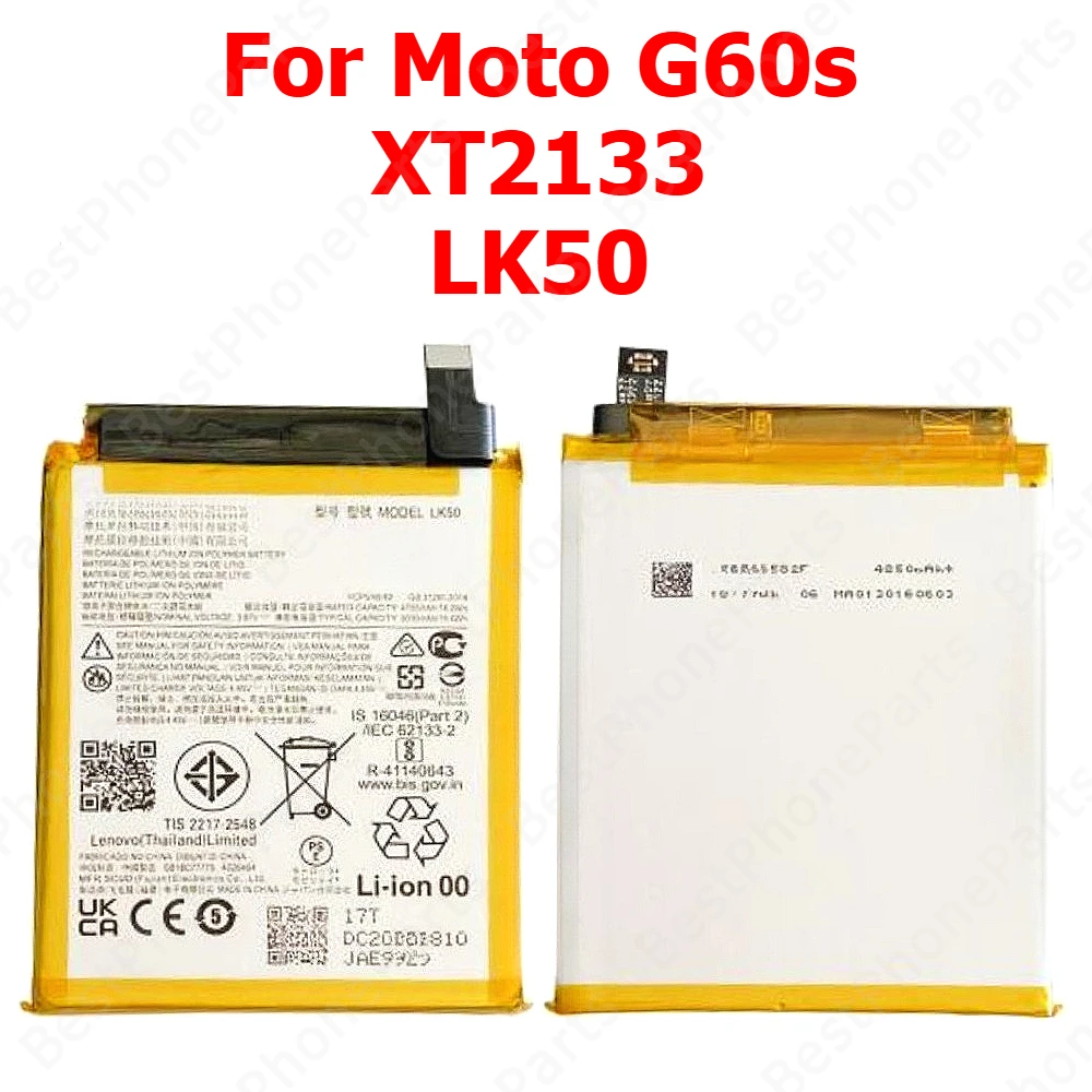 Batteria Originale Motorola Moto G60S (XT2133) – LK50, 5000 MAh – Usata