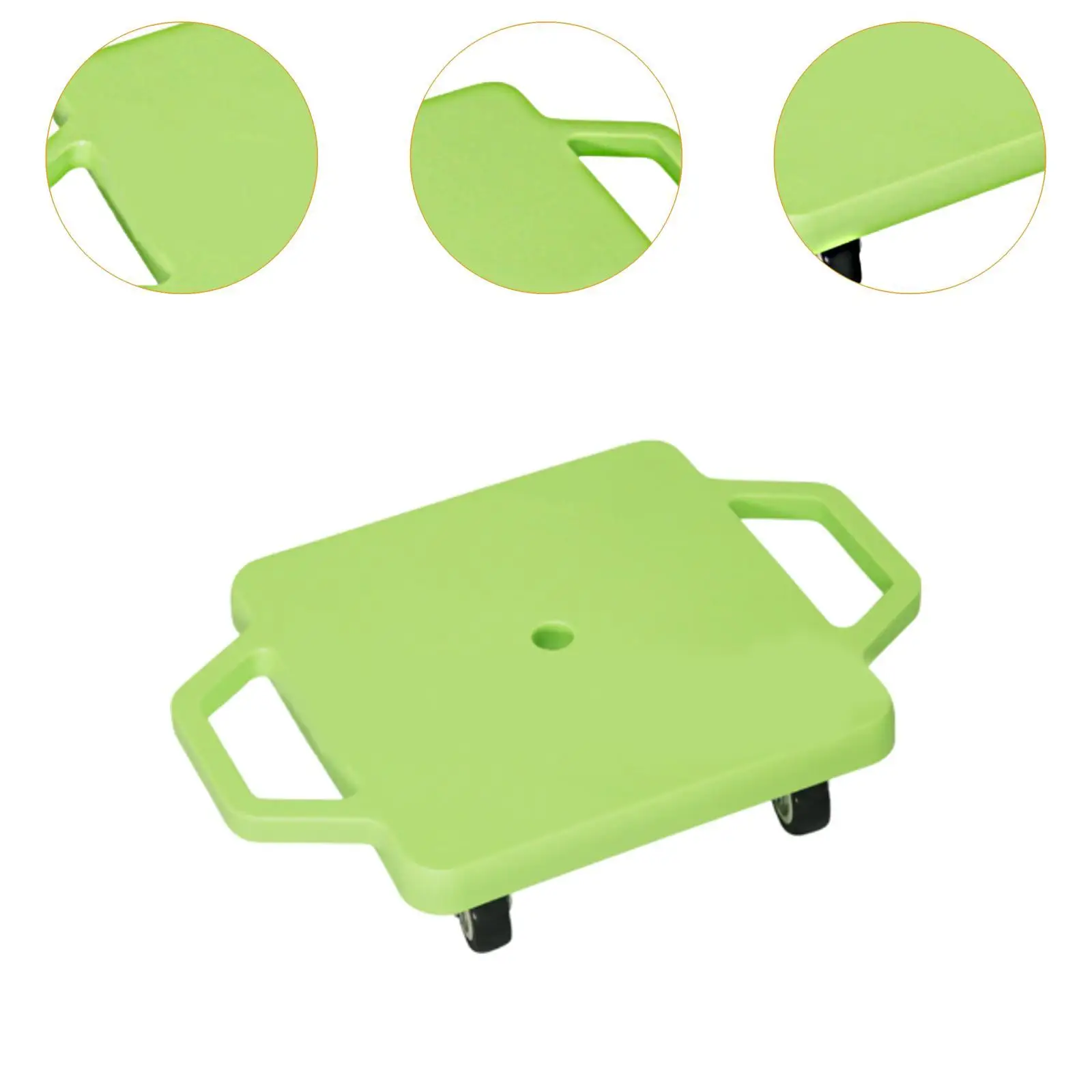 Indoor Scooter Board with Handles Square Four Wheel Scooter Sit Down