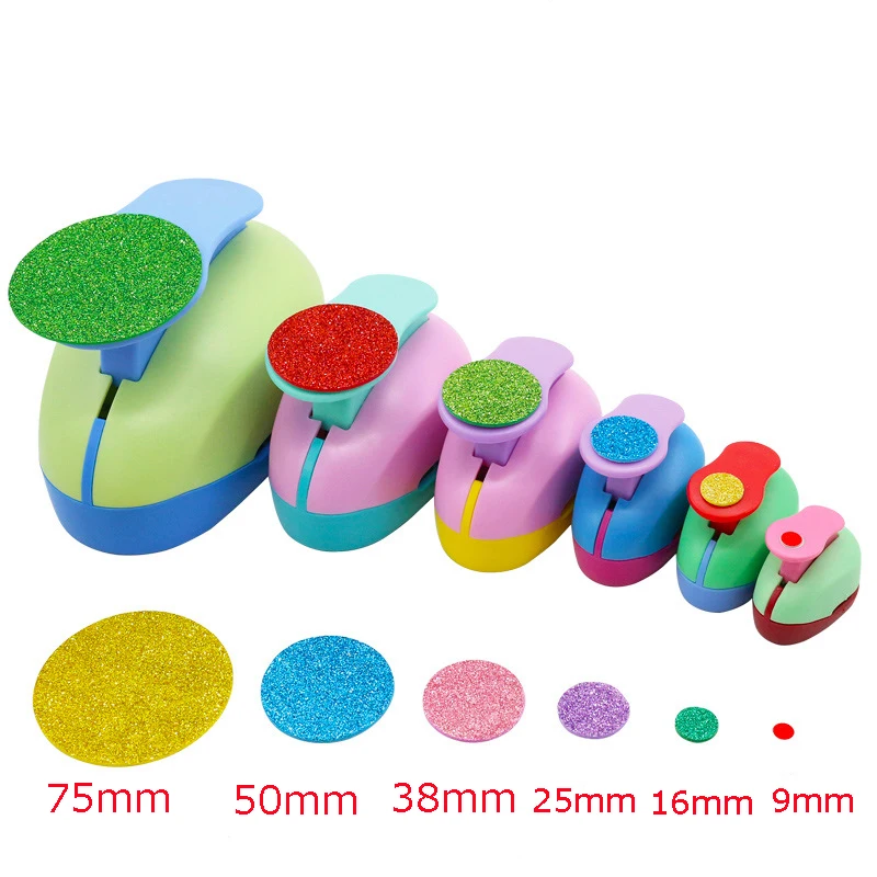 Circle Punch 9/16/25mm DIY Craft Hole Puncher For Scrapbooking