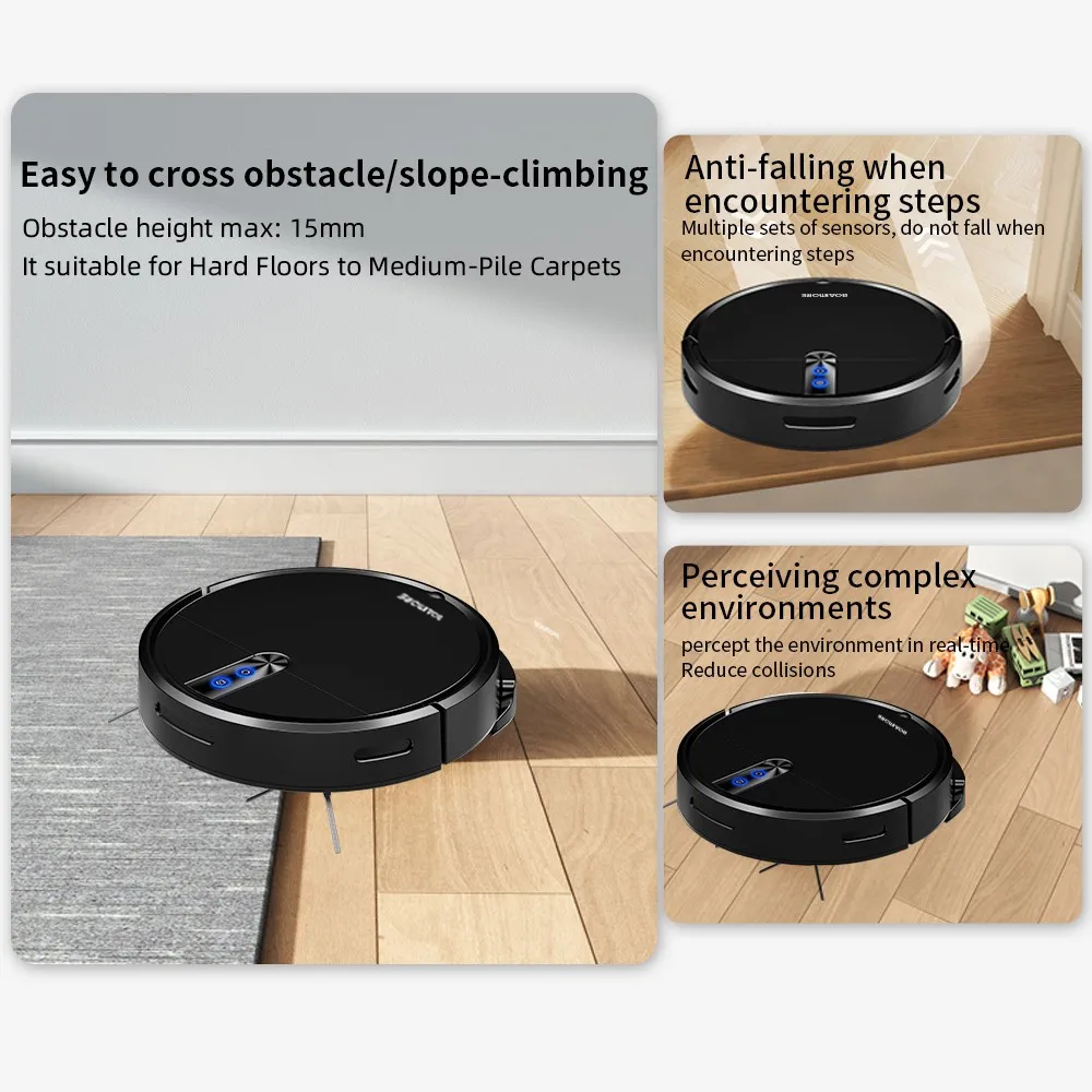 Smart Vacuum Cleaner Robot 3600PA Sweeper Floor Wireless Auto-Recharge Navigation Area On Map Pet Hair Home Cleaning Robotic robot vacuum cleaner
