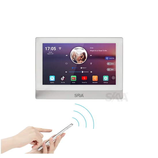 Smart Home Audio System Mini Screen Music Player Professional Blue-tooth Power Amplifier
