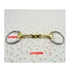 125mm/135mm Horse Bit Stainless Steel Copper Snaffle Bit Gentle  Rust Free Snaffle Bit Horse Training Equipment 2