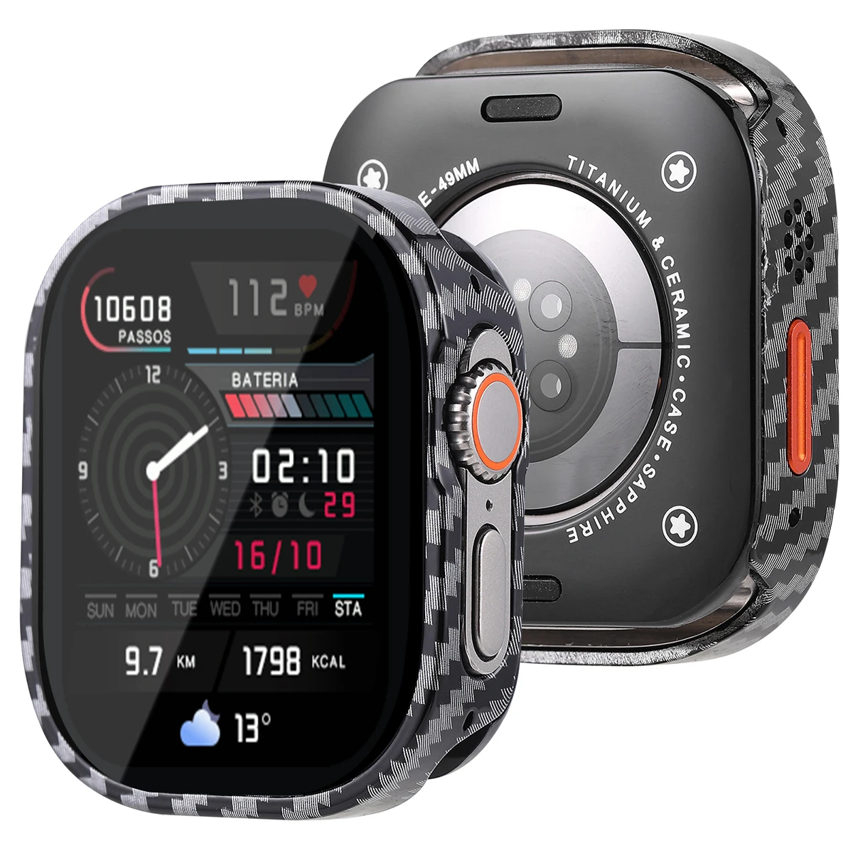 ตัวเลือกสินค้า เคสกันน้ำอลูมิเนียม Apple Watch Ultra 3/2 49-45 มม.
