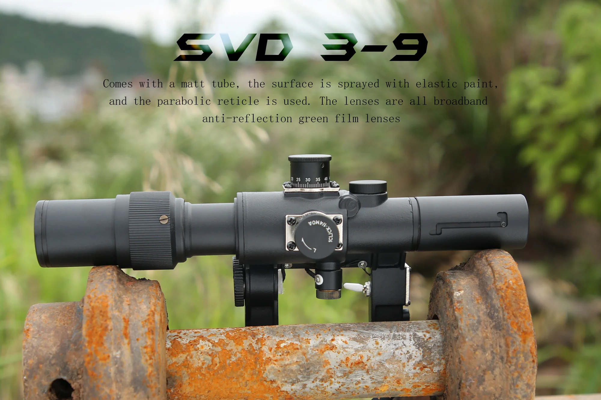 

SVD3-9X24 sight sight all-metal cross adjustable sniper scopeAirgun Optics Sight