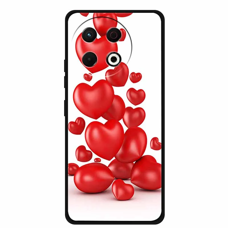 Black Silicone Soft Phone Case - Protective Back Cover