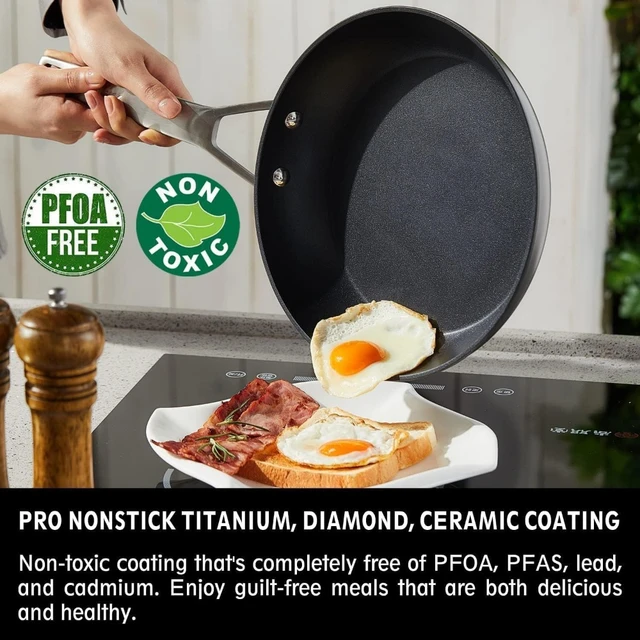 Misen | Nonstick Pan | 10 inch | Plasma Primer