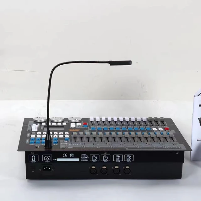 1024 DMX 512 Stage Controller Lighting DMX Controller DJ Equipment W/Flight  Case