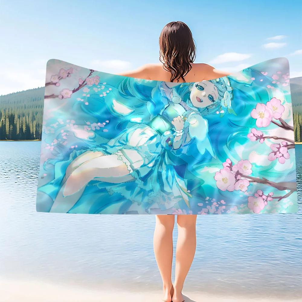 Precure Hirogaru Sky Big Microfiber Beach Towels Quick Dry Towel Sand Beach Towels Pool Towel for Travel Swim Pool Yoga 5