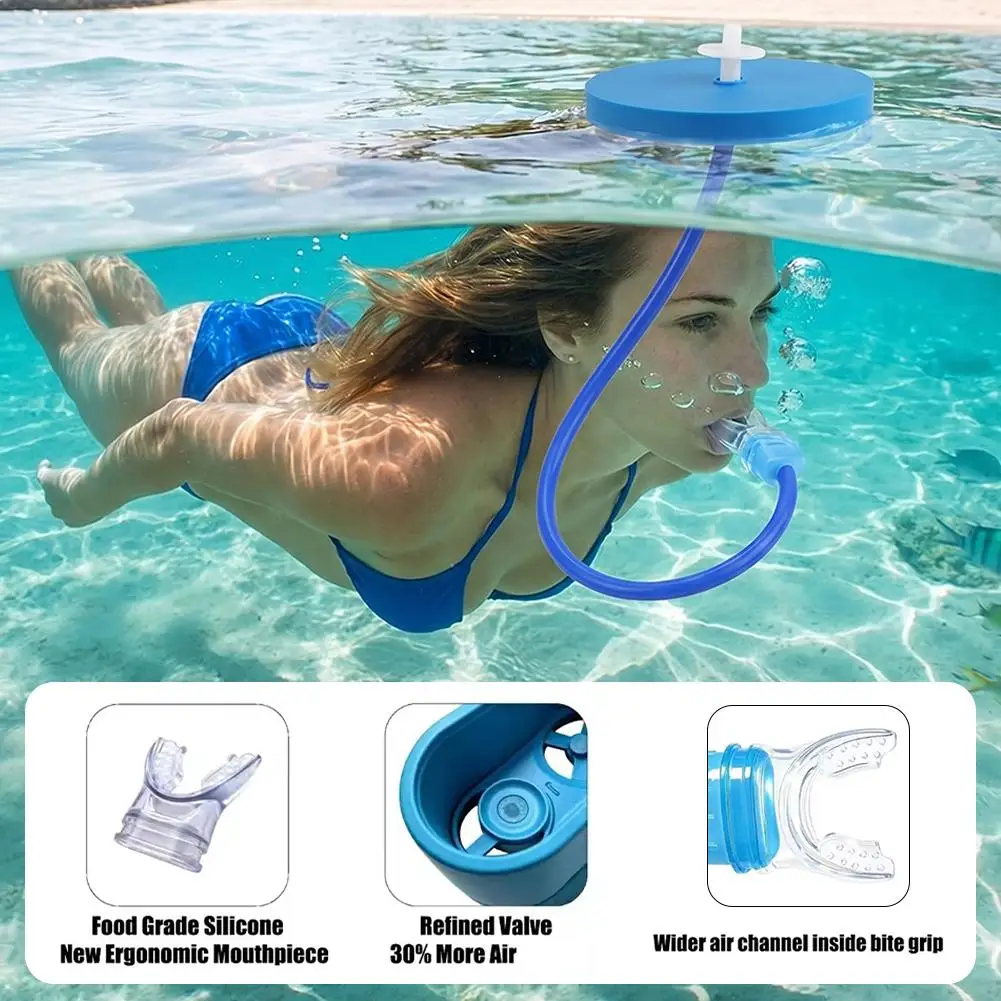 Snorkel Tubo Respiratorio Completamente Asciutto Anti-Soffocamento - immagine 3